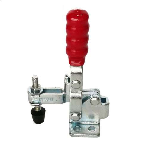 Vertical type toggle clamp